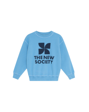 The New Society - bawełniana bluza TNS Logo Cyaneus