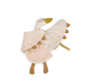 Prezent na Baby Shower. Przytulanka dla maluszka łabędź Moulin Roty