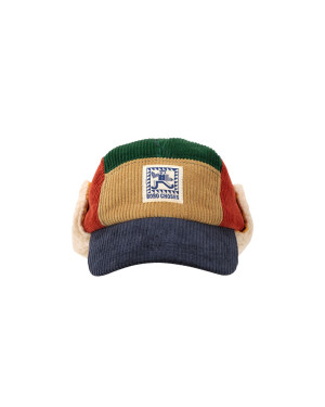 BOBO CHOSES - zimowa czapka z daszkiem Mr Pencil Corduroy