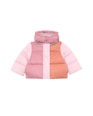 Stella McCartney - puchowa kurtka Colorblock