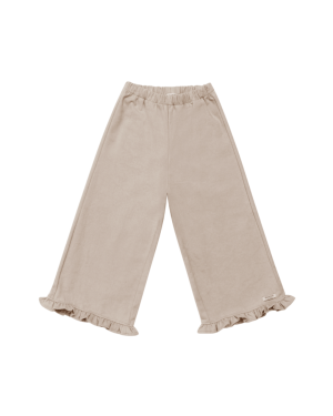 Donsje - spodnie dziewczęce Aiklien Soft Taupe