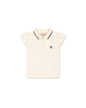 Konges Sløjd - koszulka polo Florita OCS Antique White