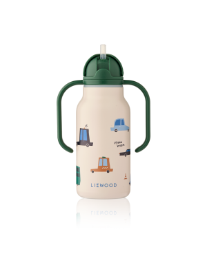 Liewood - butelka termiczna Kimmie 250 ml Cars / Sandy