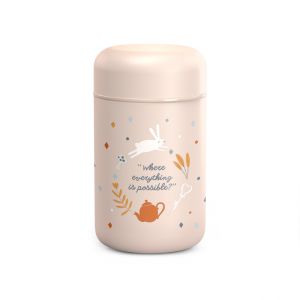 Suavinex - termos na pokarm Wonderland 400 ml Różowy