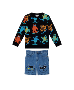 Stella McCartney – stylizacja chłopięca Skater Cats