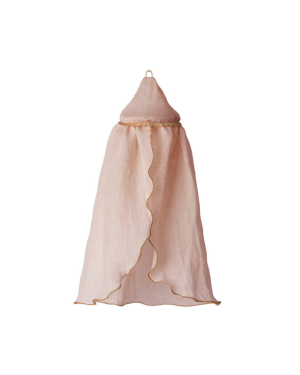 Maileg - baldachim do łóżka miniature bed canopy - rose