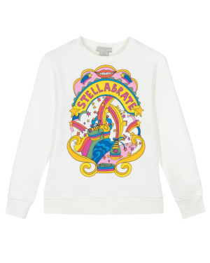Stella McCartney - bawełniana bluza dziewczęca Stellabrate