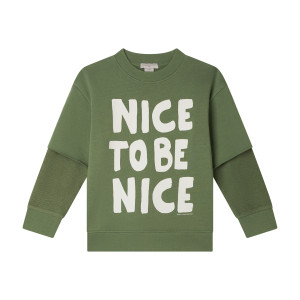 Stella McCartney - bluza chłopięca Nice to be Nice