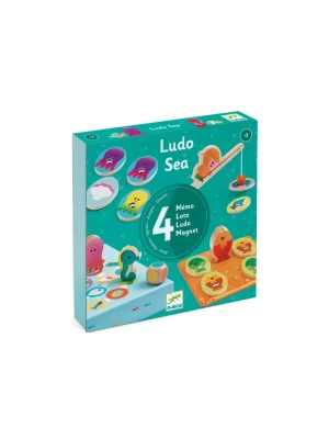 Zestaw 4 gier Djeco Ludo Sea