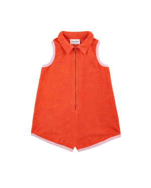 BOBO CHOSES - kombinezon frotte Ribbon Gift Red
