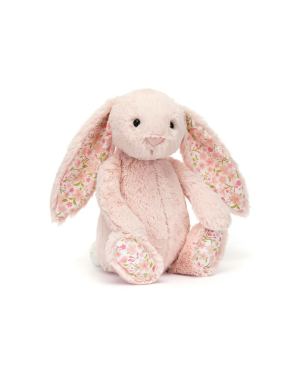 Jellycat - króliczek z Kwiecistymi Uszami Pudrowy Róż „Cherry” 31 cm