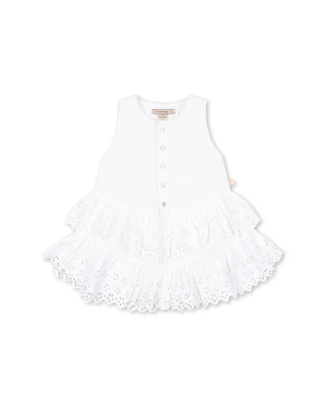 Konges Sløjd - sukienka Evelina Bright White