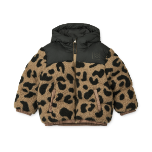 Liewood - kurtka puchowa Niko Pile Jacket Mega Leo