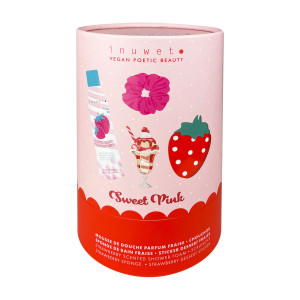 Inuwet - zestaw do kąpieli Truskawka Sweet Pink