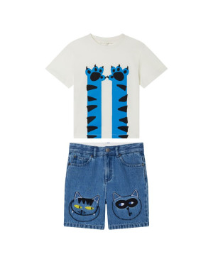 Stella McCartney – stylizacja chłopięca Cat Paws