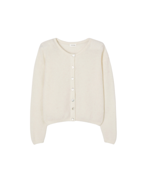 American Vintage - damski kardigan Vitow Blanc