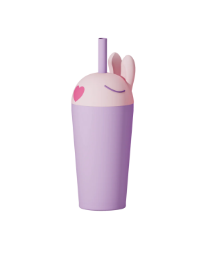 Asobu - kubek termiczny Bestie Tumbler Królik 720 ml