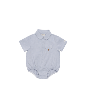 Donsje - body niemowlęce Clode Ice Blue Melange