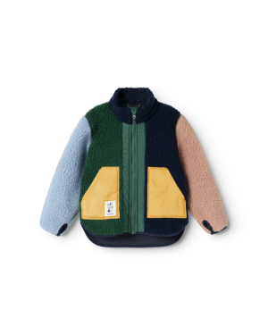 Liewood - kurtka Noam Pile Garden green multi mix