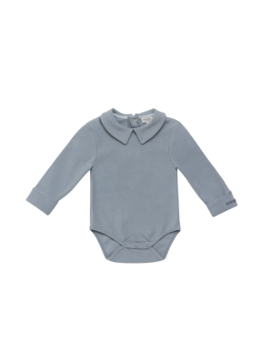 Donsje - body niemowlęce Bienkes Foggy Blue