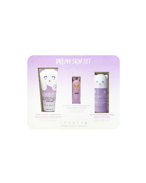 Inuwet - Zestaw Purple Dream Box: maska w sztyfcie, krem do rąk, balsam do ust
