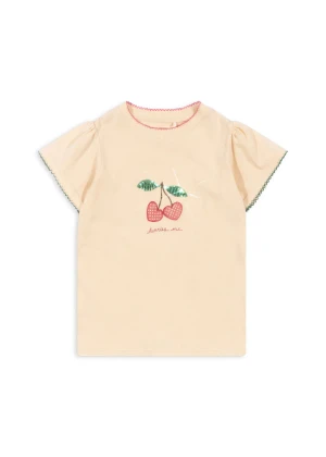 Konges Sløjd - koszulka Famo Puff Tee GOTS Ecru