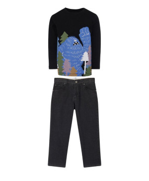 Stella Mccartney - stylizacja chłopięca Bigfoot