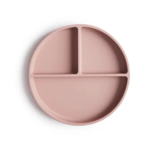 Mushie - talerzyk silikonowy z przyssawką Blush