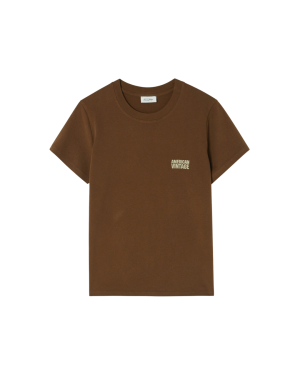 American Vintage - damski T-shirt Ykobow Moka