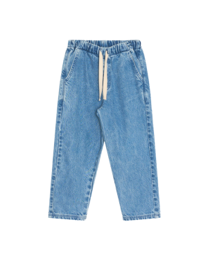 The New Society - spodnie jeansowe Ridge Mid Blue Denim