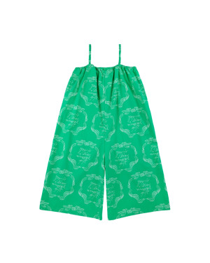 BOBO CHOSES - kombinezon Ribbon Gift Green zielony