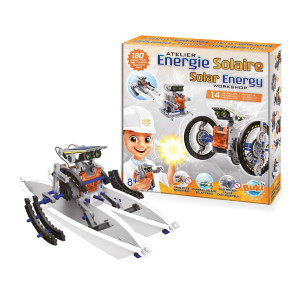Buki - zestaw do budowy robota na energie słoneczną 14w1