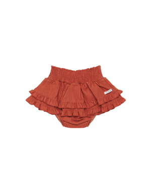 Donsje - lniane bloomersy Vaibi Rosewood