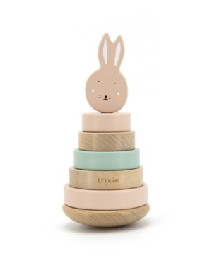 Trixie - drewniana piramida z podstawą Króliczek
