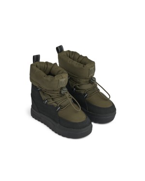 Liewood - buty zimowe Zoey Snowboot Army Brown