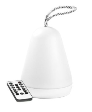 Rabbit & Friends - latarenka lampka z pilotem Biała
