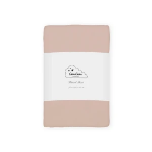 Cam Cam Copenhagen - prześcieradło z gumką na materac 70x140 cm Dusty Rose