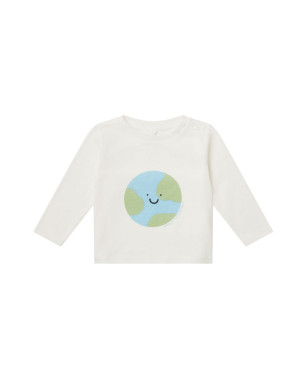 Stella McCartney - koszulka niemowlęca z długim rękawem Earth
