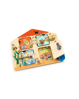 Djeco - zabawka manualna domek Cabanalock