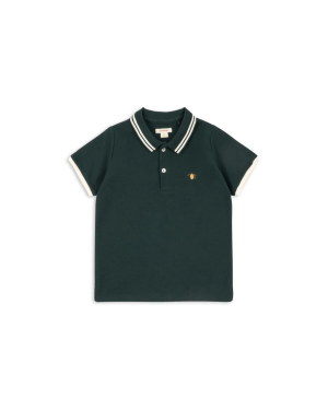 Konges Sløjd - koszulka polo Florian Polo Shirt Gots Pine Grove