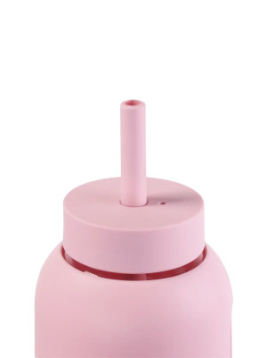 Bink - silikonowa nasadka z rurką do butelek Bink Big Pink