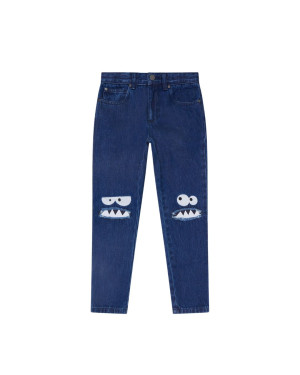 Spodnie jeansowe Stella McCartney z motywem Yeti
