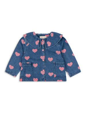Konges Sløjd - kurtka jeansowa dziecięca Magot Denim Shirt GOTS