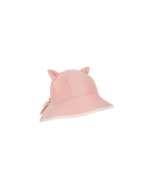 Konges Sløjd - kapelusz przeciwsłoneczny Kitty Powder Pink