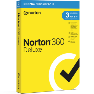 Norton 360 Deluxe (3 stanowiska, 12 miesięcy)