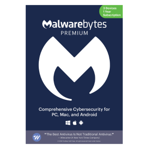 Malwarebytes Standard (3 urządzenia, 12 miesięcy)
