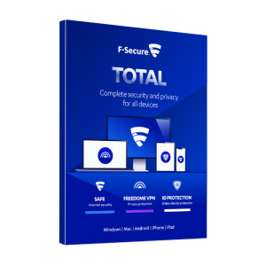 F-Secure Total Security & VPN (10 stanowisk, 12 miesięcy)