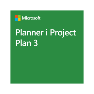 Microsoft Planner i Project (Plan 3) NCE CSP - 1 rok