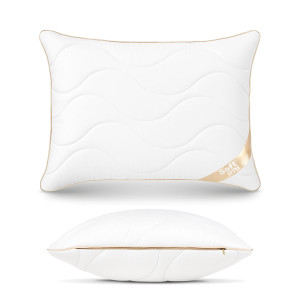 Poduszka bawełniana PREMIUM SATEEN 40x60 cm, antyalergiczna, pikowana