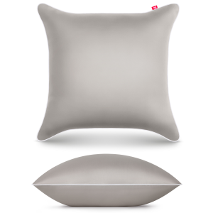 Poszewka satynowa 40x40 cm perłowy beż - 100% bawełna premium